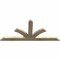 Ekena Millwork Richland Rough Sawn Timber Gable Bracket, Douglas Fir, 60"W x 27"H x 2"D x 4"F, 11/12 Pitch GBW060X27X0204RIC00RDF - alternate 3
